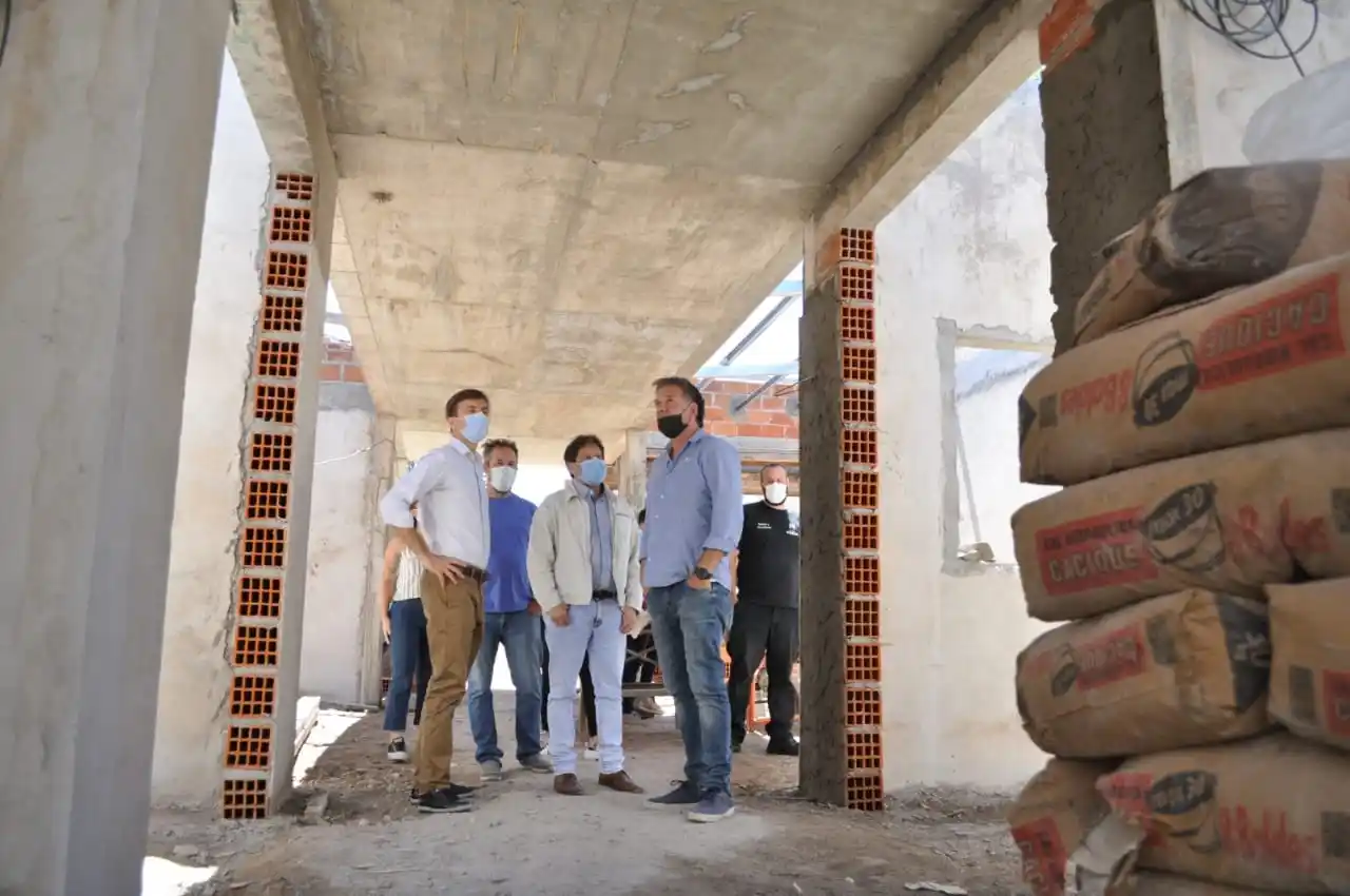 Morón: Ghi supervisó la obra del nuevo Centro de Salud Juana Azurduy
