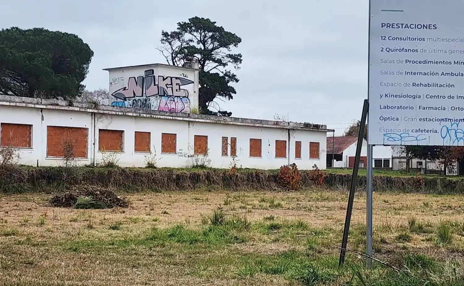 Concluyeron las tareas de cerramiento de la estructura central del exPoliclínico, y desde la barriada transmitieron que mejoró la situación.