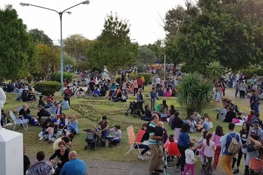 Festejo en el barrio San Martín