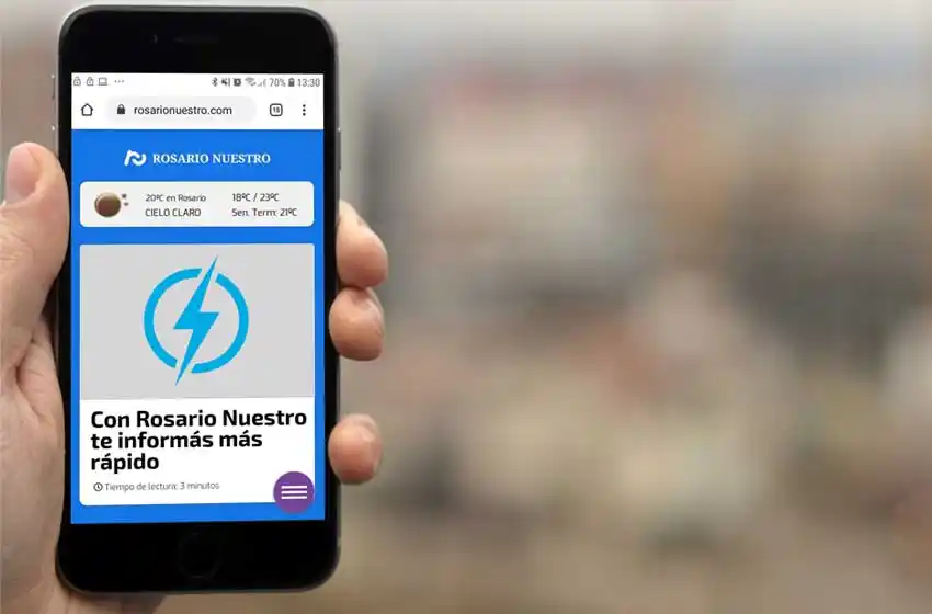 Rosario Nuestro tiene nuevo formato exclusivo para celulares: ahora informarse es más rápido