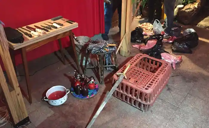 Allanan templo umbanda donde sacrificaban animales