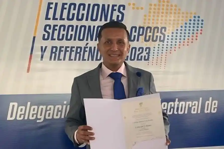 Bolívar Vera fue electo concejal de Durán para el período 2023-2027.
