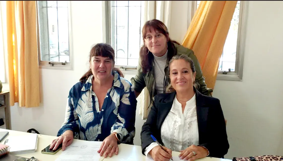 Con Ana Marincevic. Asumieron Guillermina Calafatich y María de los Ángeles Rojas