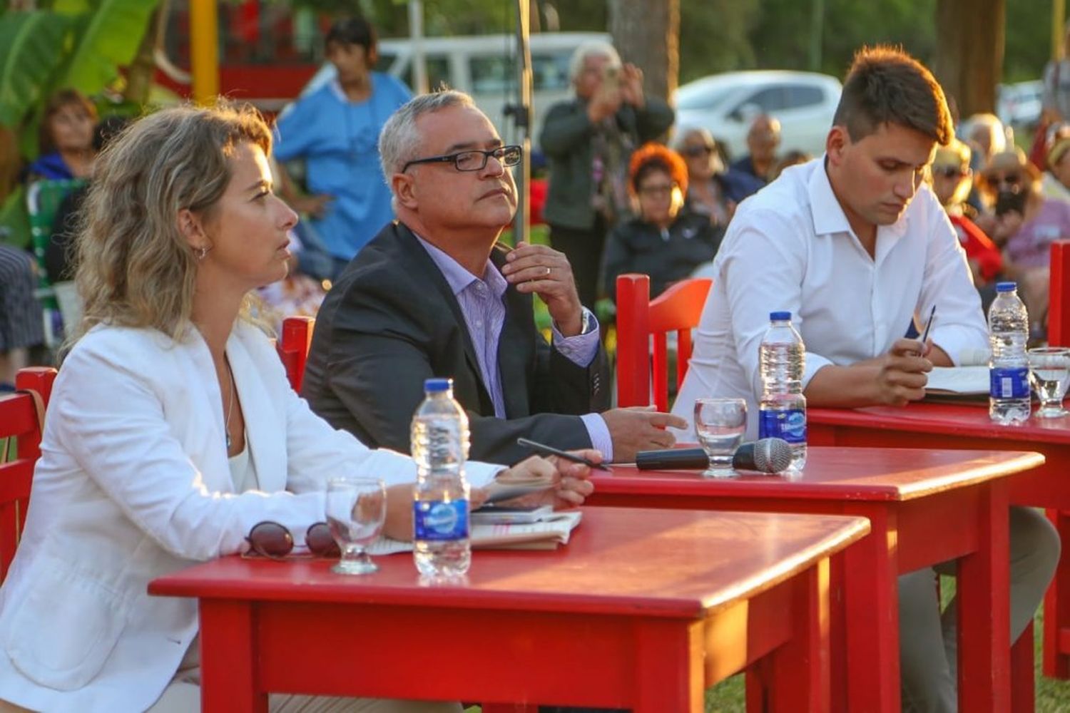 Juntos por el Cambio. Leissa, Echandi y Olano criticaron al oficialismo por el dengue.