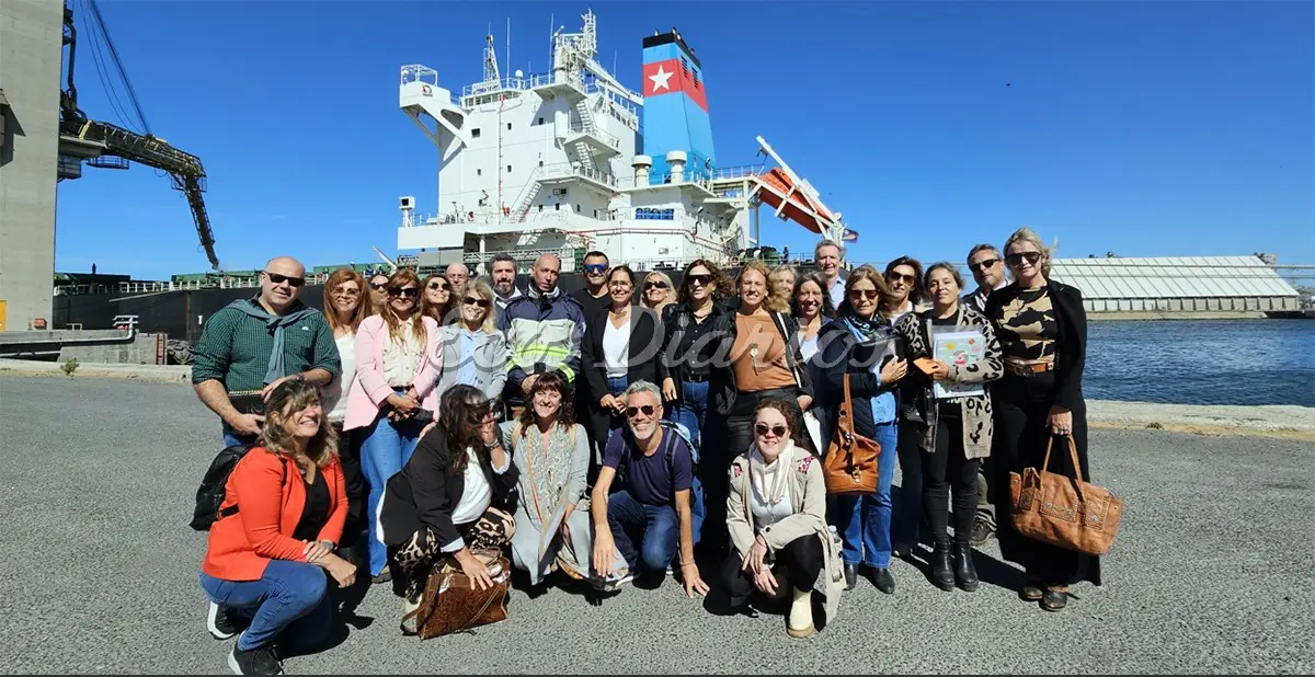 Recorrida. Referentes de educación de la región en Puerto Quequén