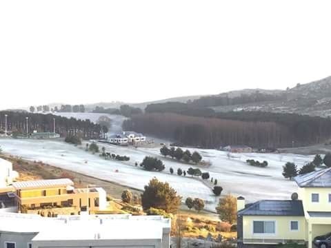 Comenzó el invierno: La imagen de Tandil con helada