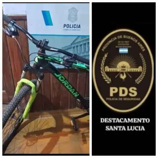 Bici robada Santa Lucía
