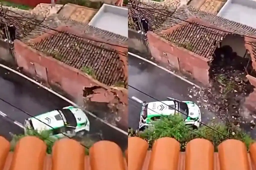 Accidente en el Rally de Tenerife