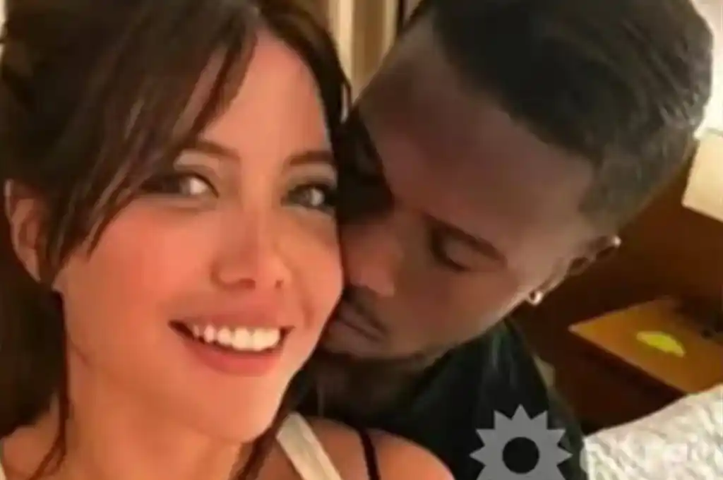 Wanda Nara y Keita Baldé