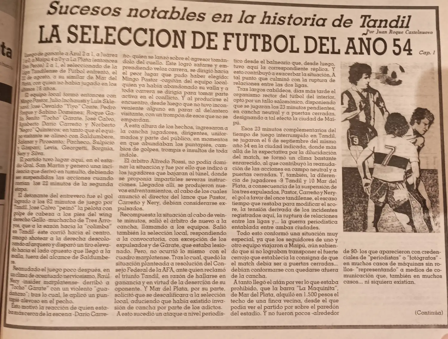 La Selección de futbol del año 54 - Cap. 1