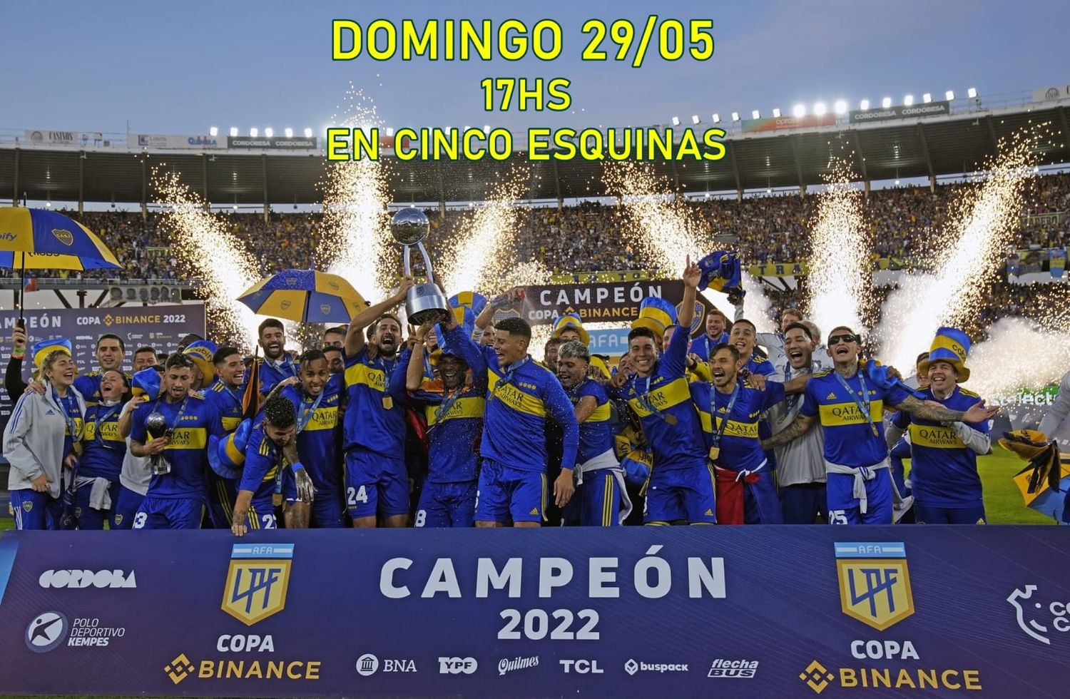 Se viene el gran festejo de Boca Juniors en Gualeguay