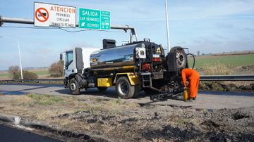 Avanzan las obras del tercer carril en la Autopista Rosario-Santa Fe y se tomaron medidas para mantener el tránsito