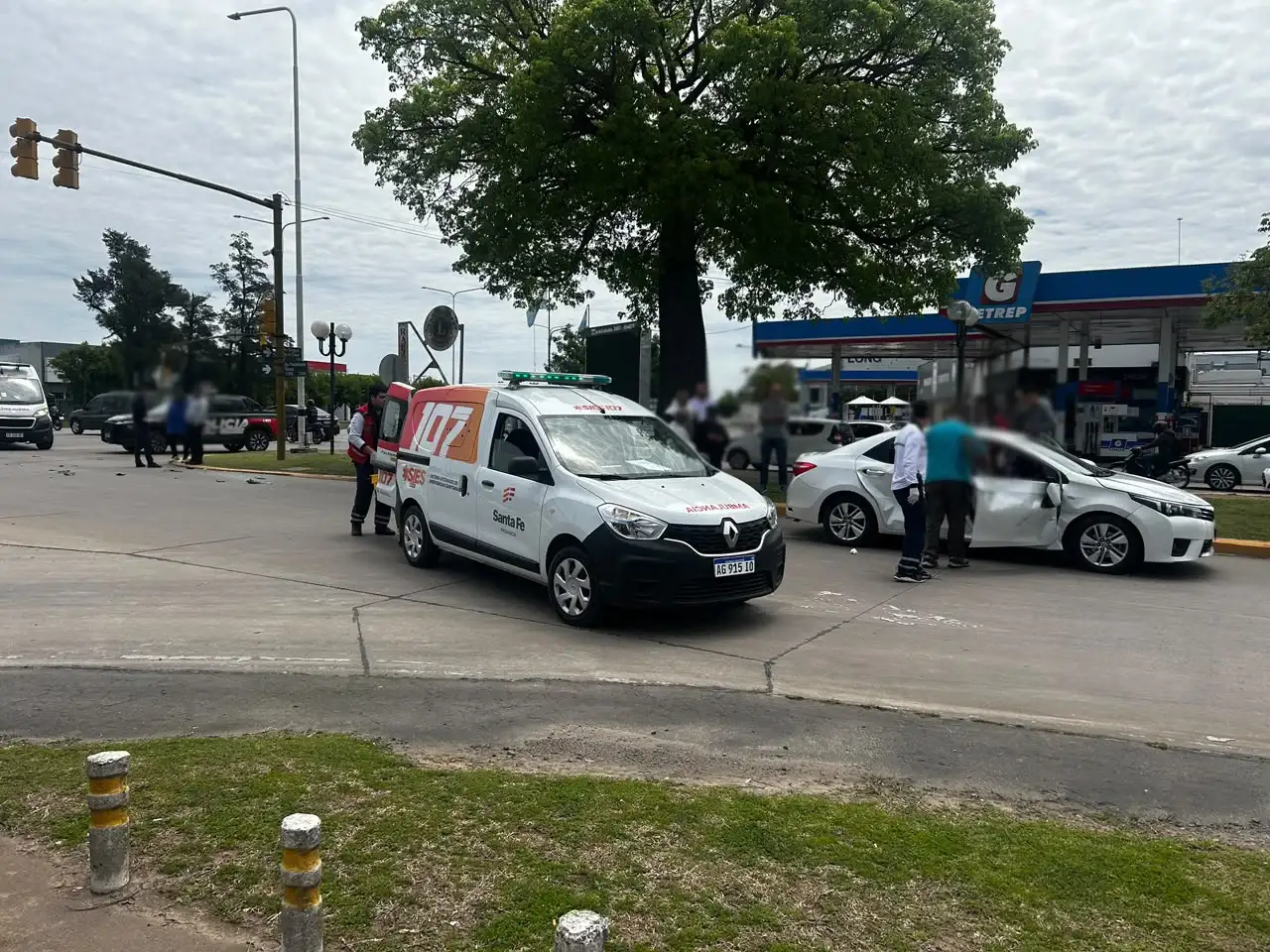 Accidente de tránsito bv roca y av ángela de la casa - 5