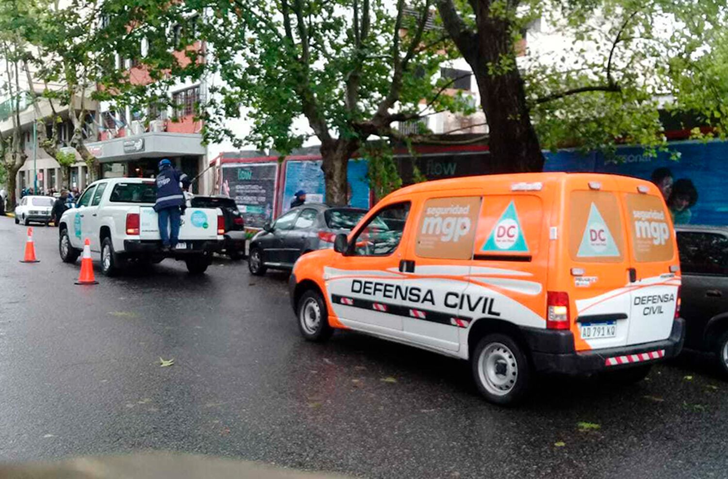 Temporal en Mar del Plata: "Pedimos estar atentos y circular con cautela"