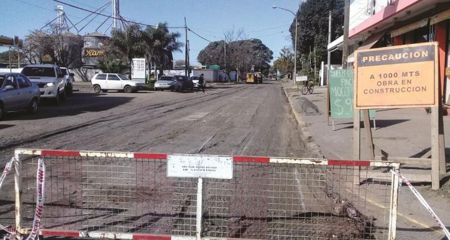 Juan B. Justo: La repavimentación llegó hasta Mitre