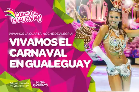 Mirá el spot publicitario del carnaval de Gualeguay!