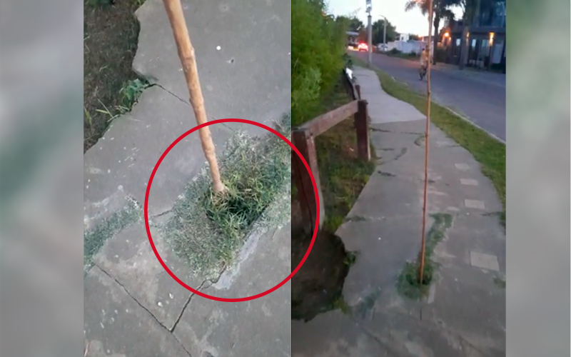 Costanera: “Me reventé contra el piso, venía corriendo y metí el pie ahí”