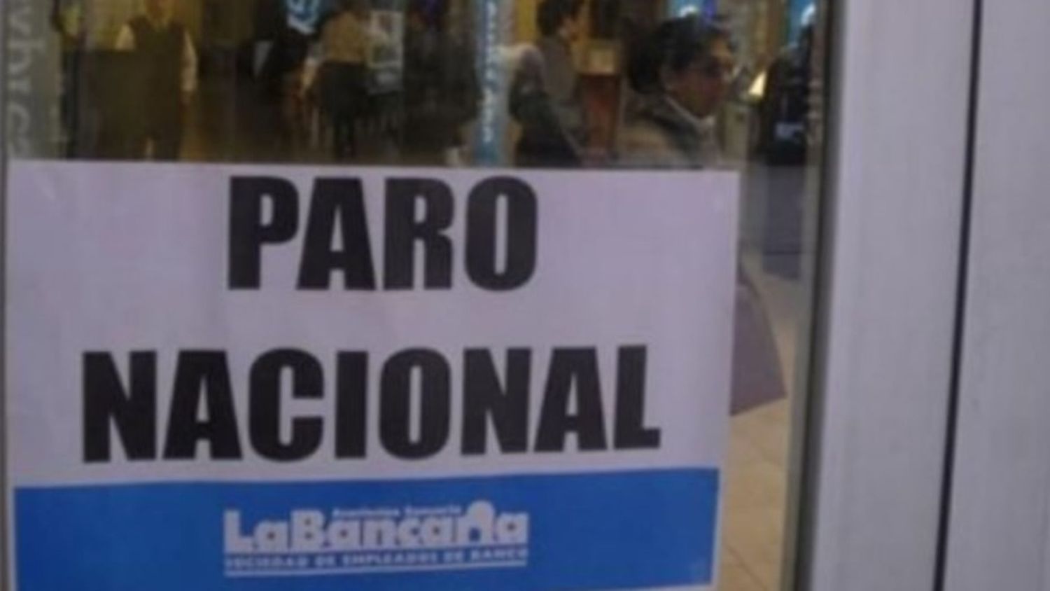 Habrá paro bancario el jueves 23 y la semana próxima solo atenderán dos días