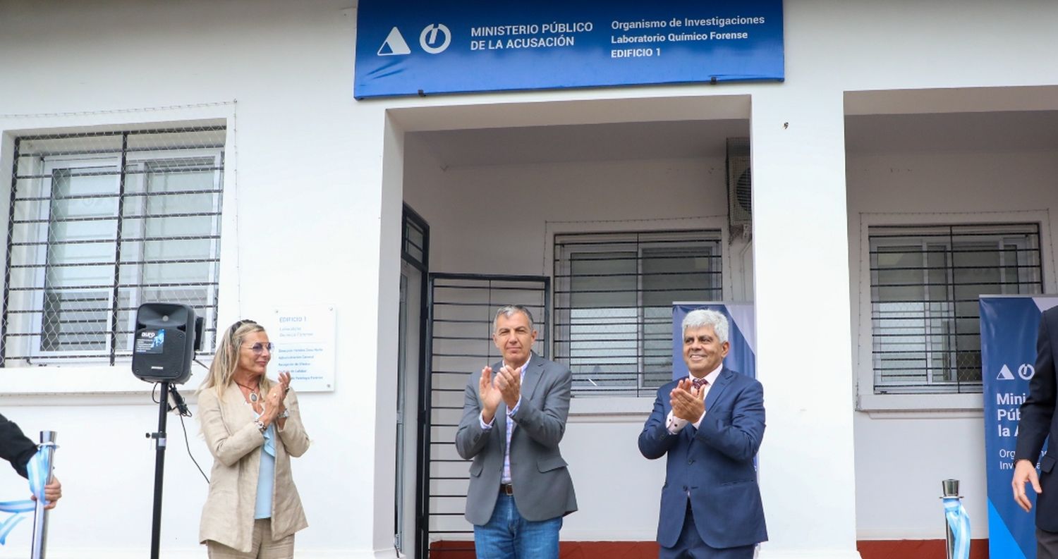 Se inauguró el Laboratorio Químico Forense del Organismo de Investigaciones del MPA