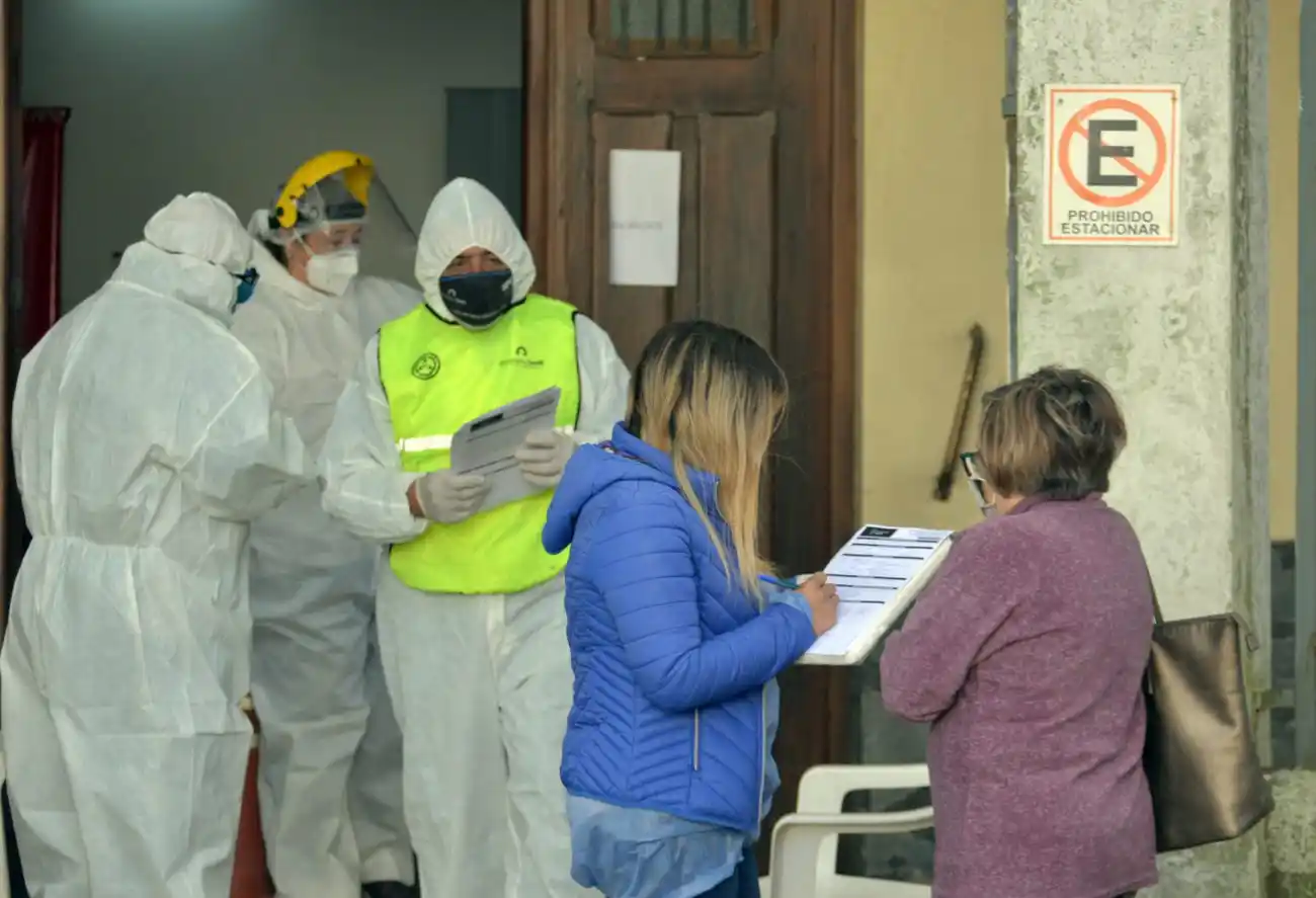 El centro de testeos espontáneos registró una alta demanda durante todo el fin de semana 