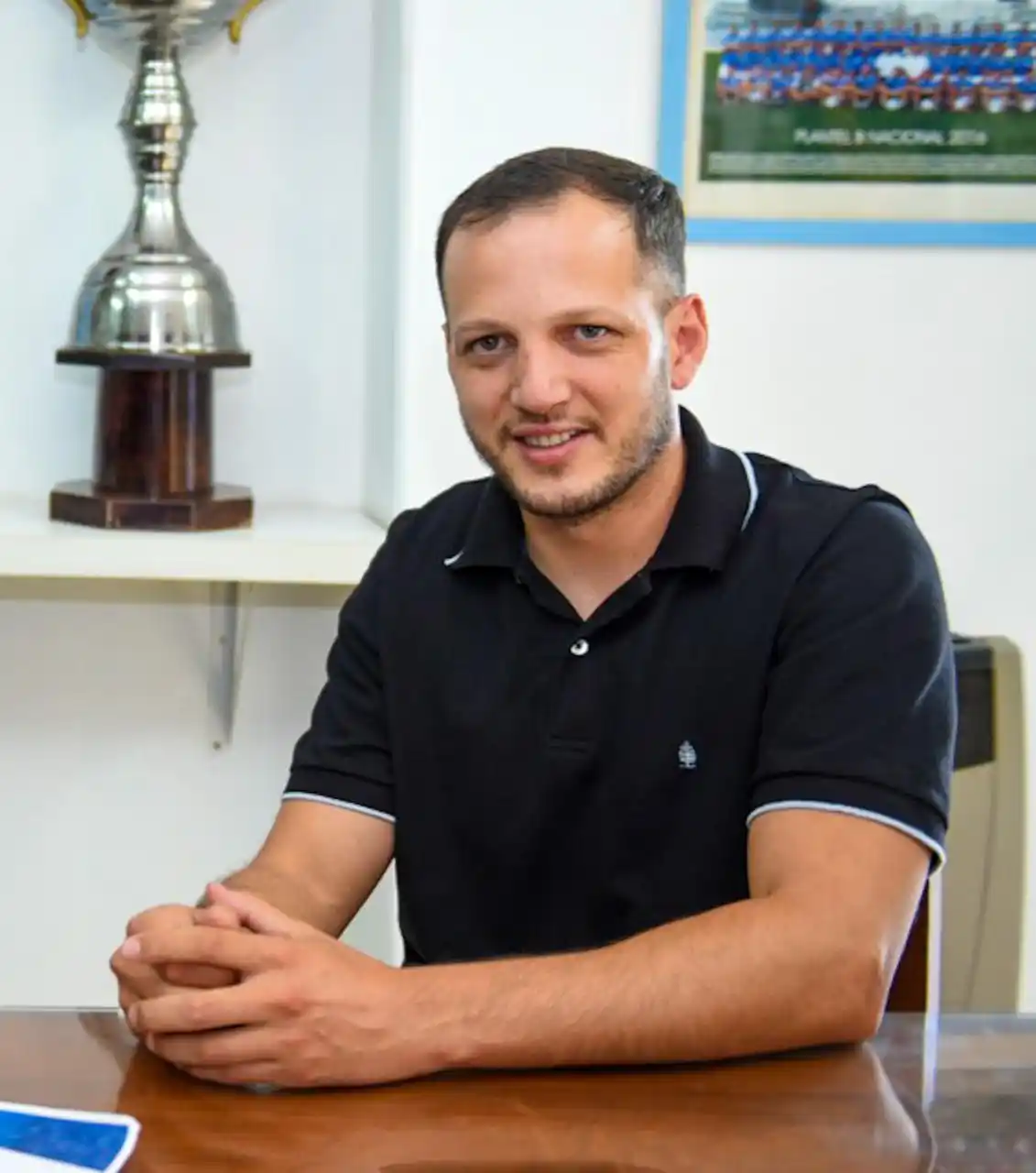 Cristhian Gómez, candidato por el oficialismo.