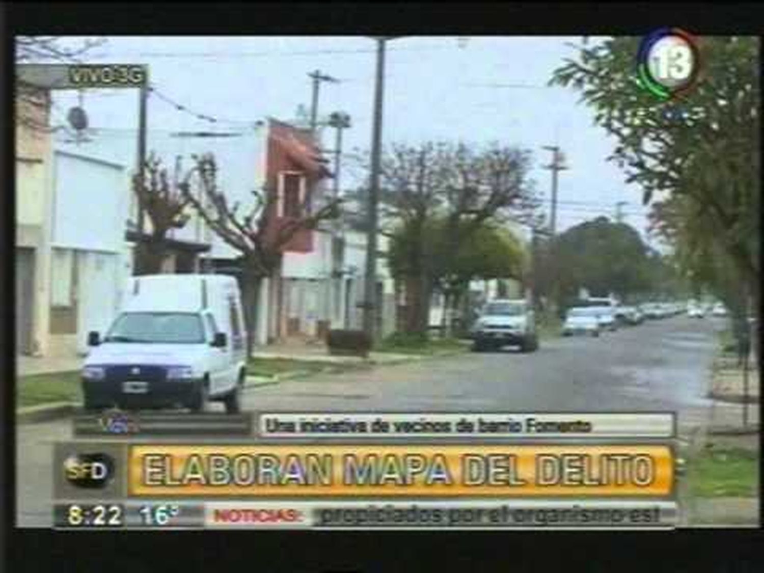 Vecinos de Fomento 9 de Julio elaboraron un mapa del delito