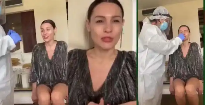 Pampita se sometió a un hisopado y lo mostró en su programa