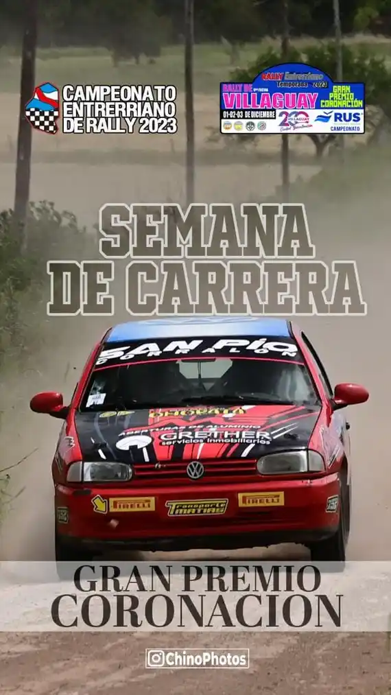 Pilotos gualeguayenses presente en el
Coronación de Concepción del Uruguay