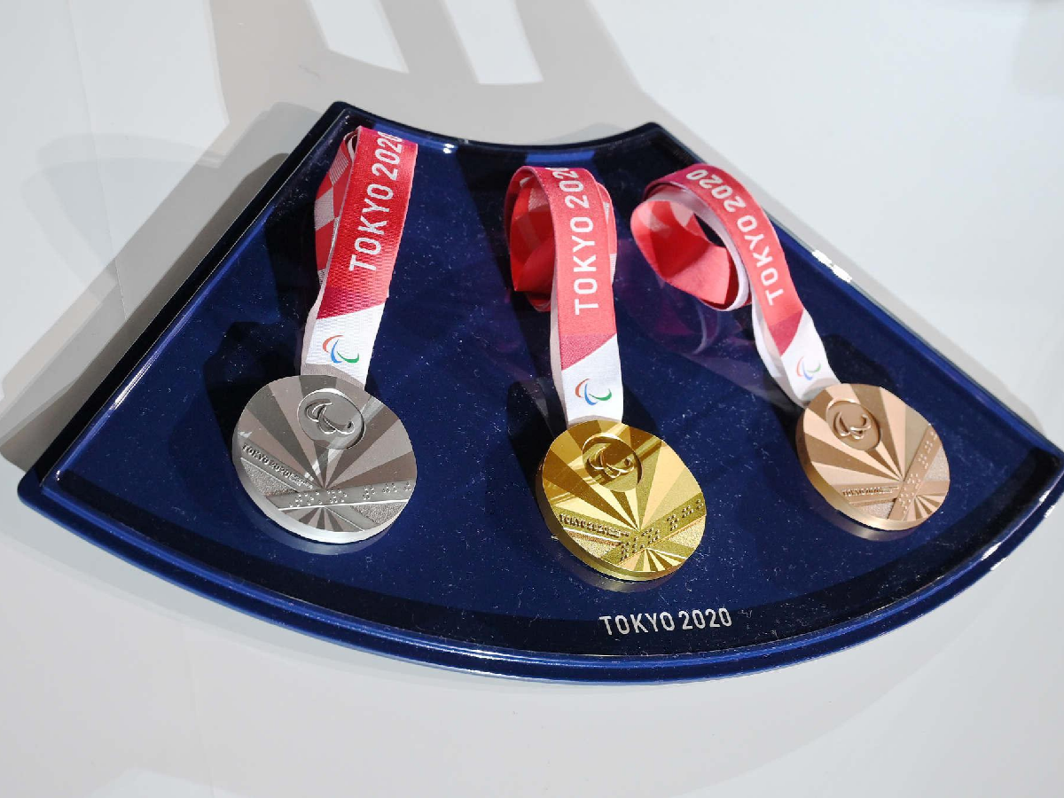 Se utilizó material reciclado para hacer las medallas