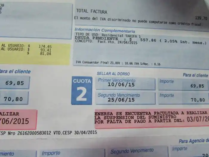 Rige un aumento de la tarifa eléctrica tras varios meses de congelamiento
