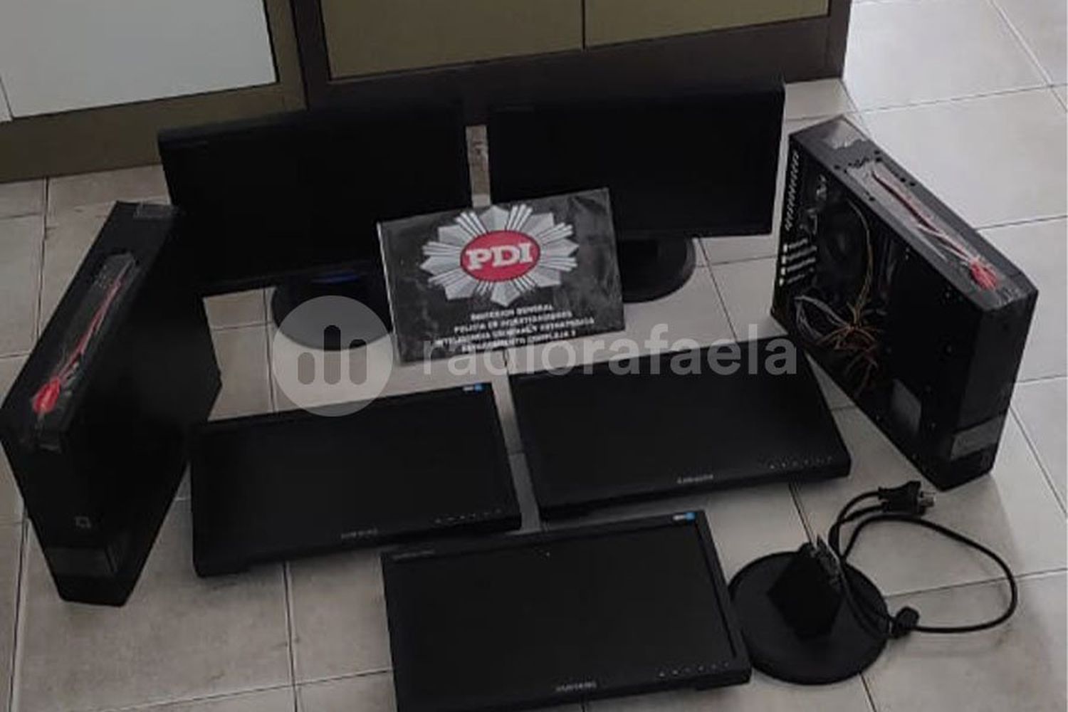 Encontraron una suma millonaria en elementos de computación robados el año pasado