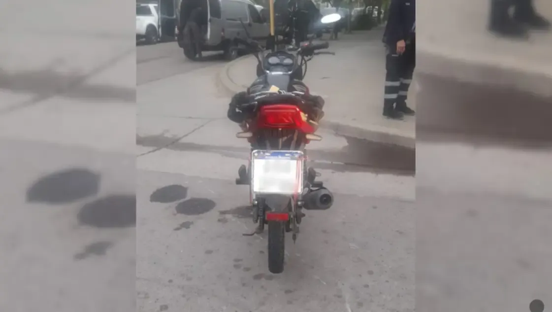 Moto conducida por Darritcho