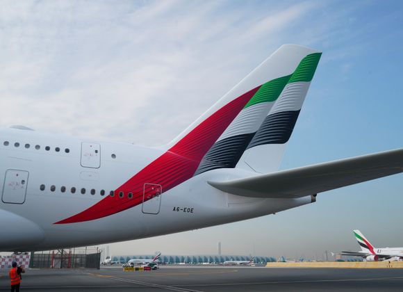 Emirates began flights to Denpasar with Airbus A380s