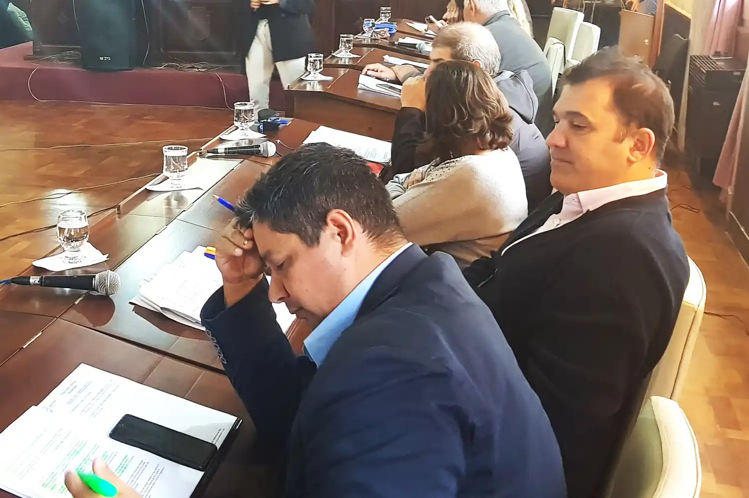 Rivas y Lafalce sonde Juntos pero están separados en dos bloques.