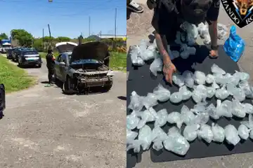 Chocaron a una moto, se dieron a la fuga y fueron detenidos con drogas en zona noroeste
