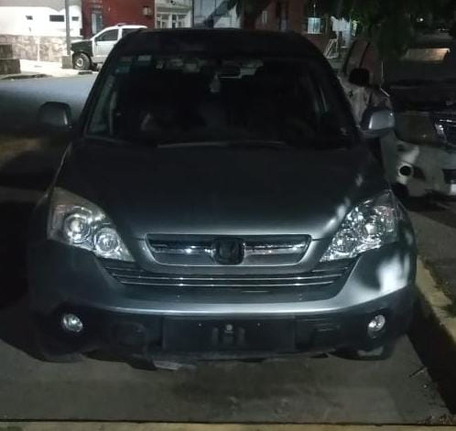El vehículo secuestrado