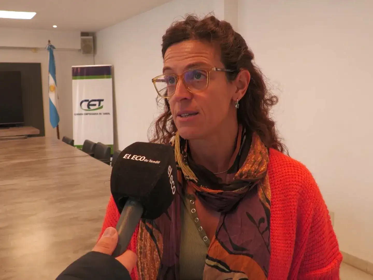 Geraldine Vichachi, coordinadora del área comercial de la Cámara Empresaria de Tandil.