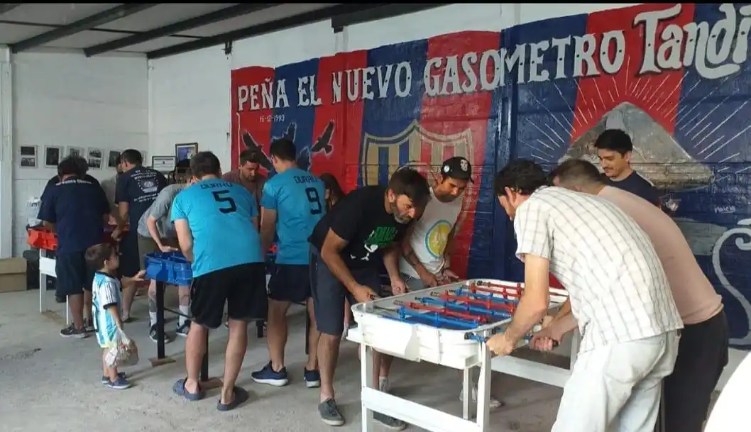 La peña sanlorencista y su torneo de metegol