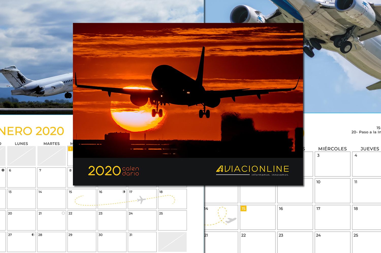 [Preventa] ¡Calendario 2020 de Aviacionline!
