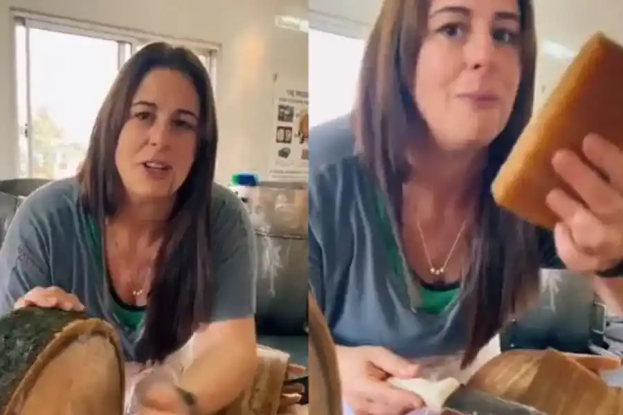 El "proyecto ecoamigable" de "madera comestible" que es viral por las reacciones