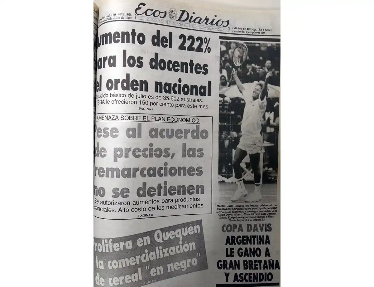 Domingo 23 de julio de 1989