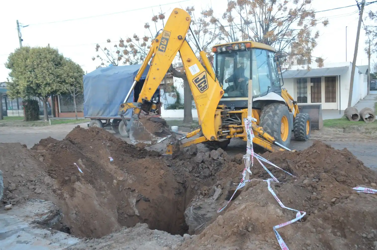 Trabajos en diferentes sectores de la ciudad