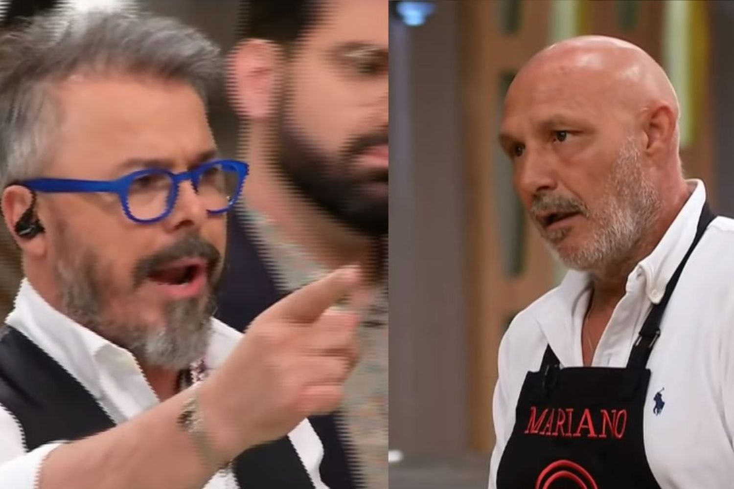 Tenso cruce de Donato de Santis y Mariano Dalla Libera en MasterChef Celebrity 2