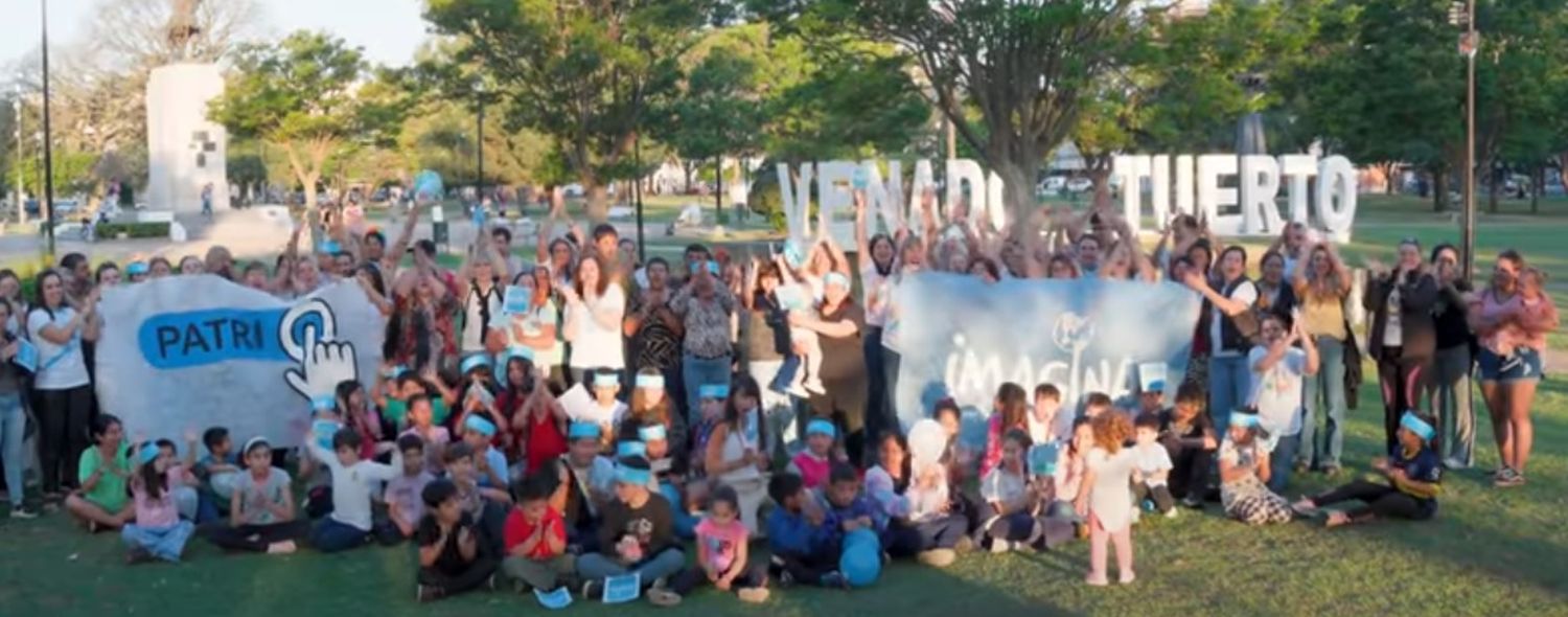 El apoyo venadense a Patricia Bertrán. Captura de video.