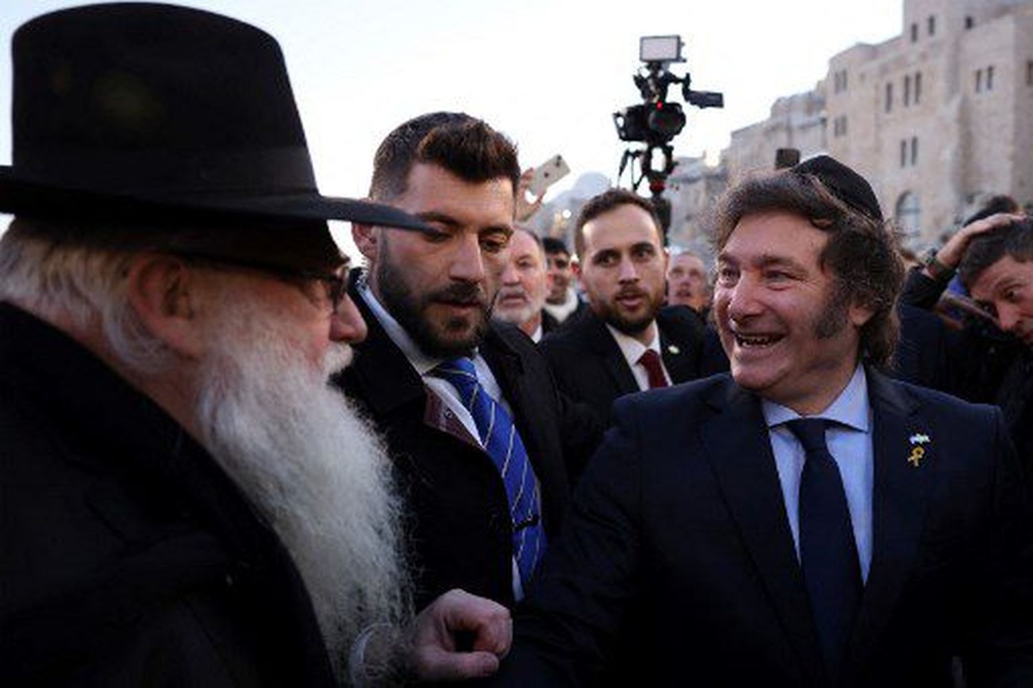Milei inicia visita a Israel (Videos)