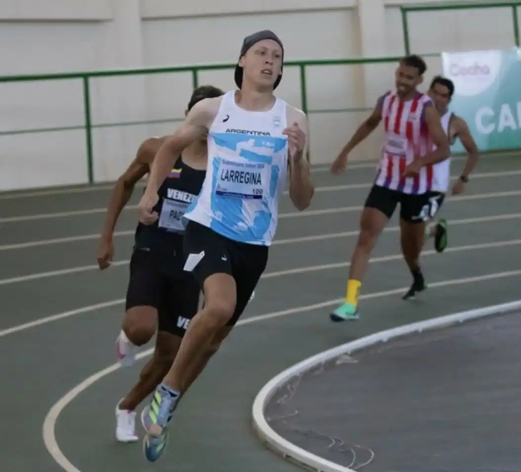 Larregina consiguió el oro en Sudamericano Indoor