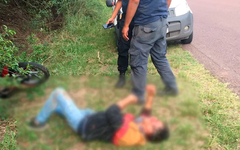 Despistó en la moto y lo asistió un vecino: “Otros no pararon porque pensaron que les iban a robar”
