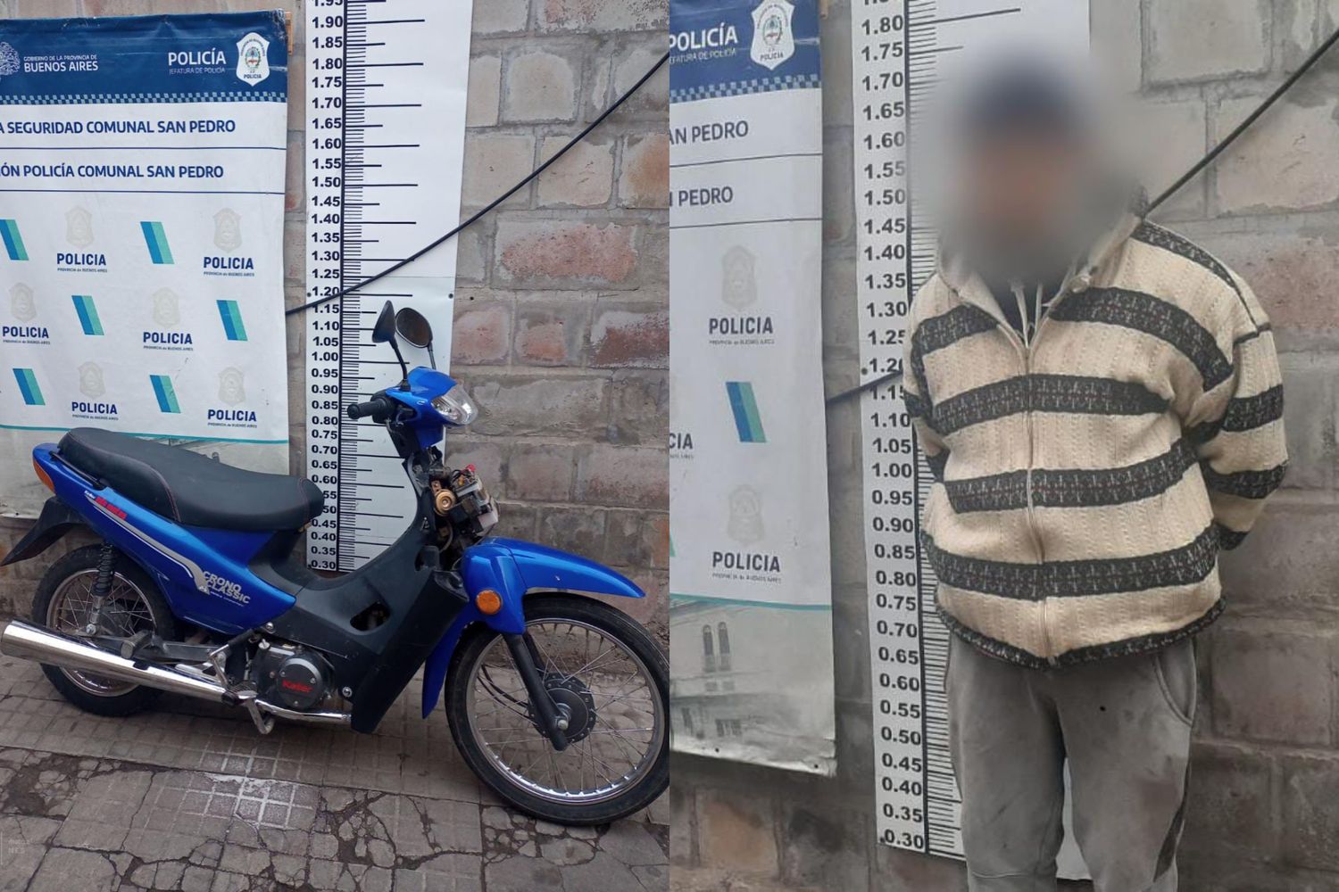 Detenido infraganti cuando robaba una moto