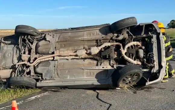 Falleció un bebé tras accidente en ruta 56, altura Madariaga