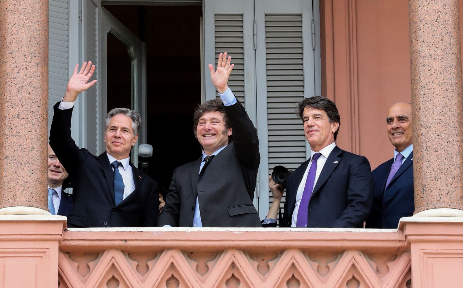 Antony Blinken expresó el apoyo de Estados Unidos al Gobierno